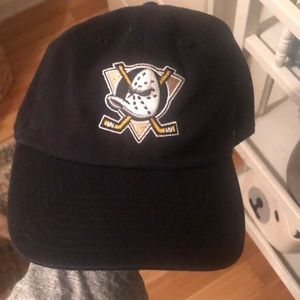 Anaheim Ducks strap-back hat! 47 brand. Great condition but has been worn